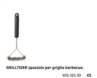 IKEA Grilltider spazzola per griglia barbecue offerta