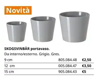 Skogsvinbär portavaso