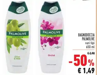 Conad Palmolive Bagnodoccia 650ml offerta