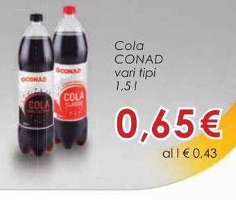 Conad Conad Cola 1,5L offerta