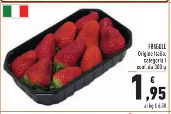 Conad Fragole 300g offerta