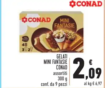 Conad Conad Gelati Mini Fantasie 300g offerta