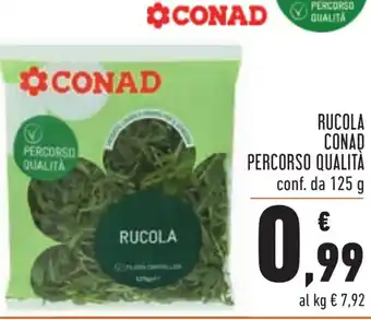 Conad Conad Rucola Percorso Qualità 125g offerta