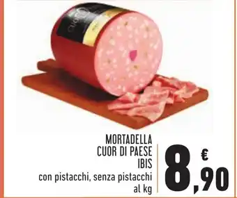 Conad Ibis Mortadella Cuor di Paese offerta