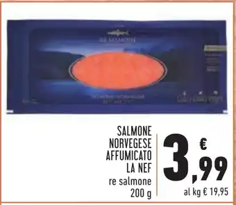 Conad La Nef Salmone Norvegese Affumicato 200g offerta