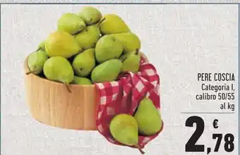 Conad Pere Coscia 50/55 calibro offerta