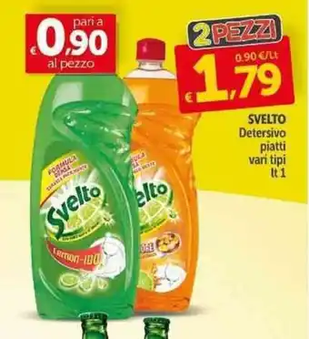 Carrefour Market Svelto Detersivo piatti vari tipi 1lt offerta