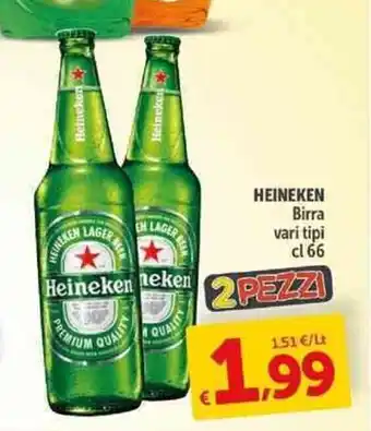 Carrefour Market Heineken Birra 66 cl offerta