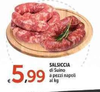 Carrefour Market Salsiccia di Suino a pezzi napoli offerta