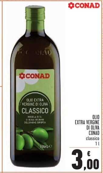 Conad Conad Olio Extra Vergine di Oliva Classico 1l offerta