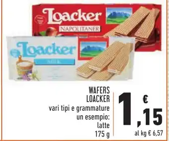 Conad Loacker Wafers 175g offerta