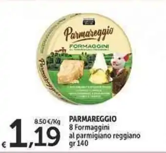 Carrefour Market Parmareggio 8 Formaggini al parmigiano reggiano 140 gr offerta