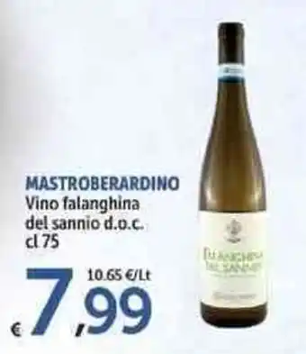 Carrefour Market Mastroberardino Vino falanghina del sannio d.o.c. 75 cl offerta