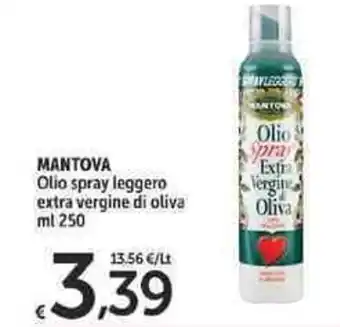 Carrefour Market Mantova Olio Spray Leggero extra vergine di oliva 250 ml offerta
