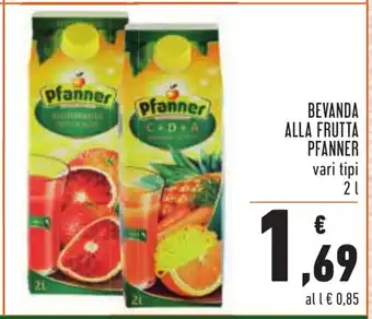 Conad Pfanner Bevanda Alla Frutta 2L offerta