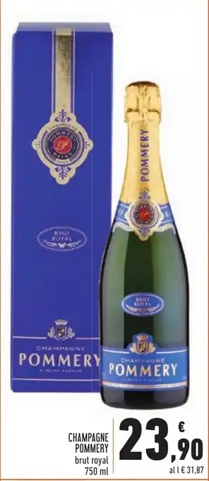 Conad Pommery Champagne 750ml offerta