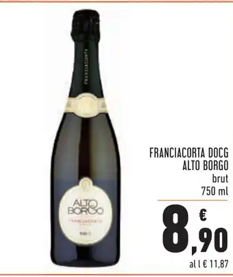 Conad Alto Borgo Franciacorta Docg 750ml offerta