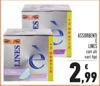 Conad Lines È Assorbenti offerta