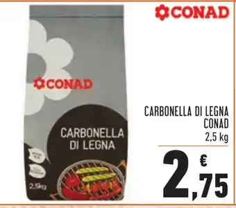Conad Conad Carbonella di Legna 2,5kg offerta