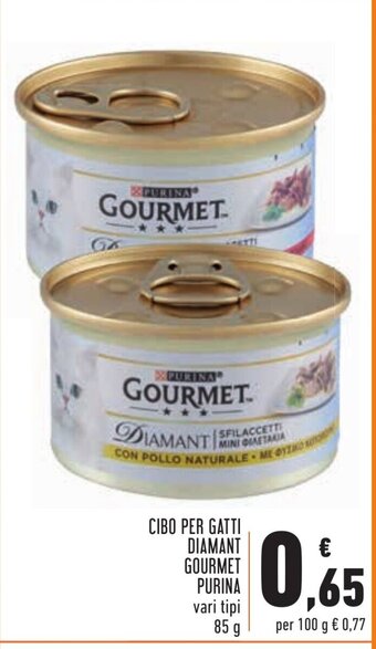Conad Purina Gourmet Cibo per Gatti Diamant 85g offerta