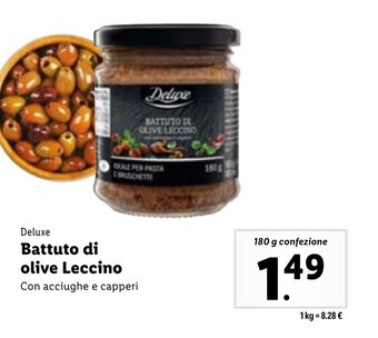 Deluxe Battuto di olive Leccino 180g