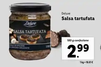 Lidl Deluxe Salsa tartufata 180g offerta