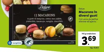 Deluxe Macarons in diversi gusti 145g