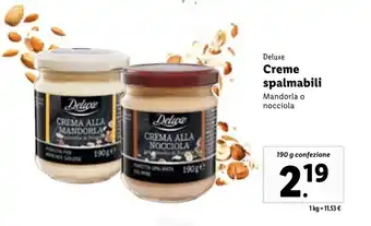 Deluxe Creme spalmabili 190g