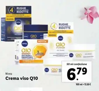Lidl Nivea Crema Viso Q10 50 ml offerta