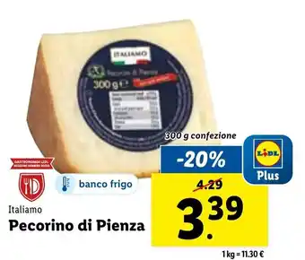 Lidl Italiamo Pecorino di Pienza 300g offerta