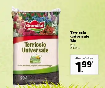 Lidl Grandiol Terriccio Universale Bio 20l offerta