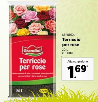 Lidl Grandiol Terriccio per rose 20L offerta