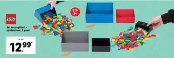 Lidl Lego Set raccoglitori e contenitore, 3 pezzi offerta