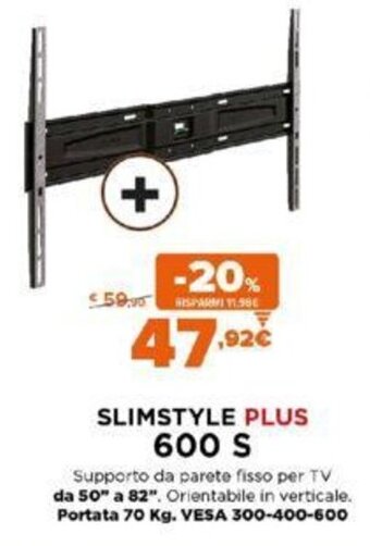 Expert Meliconi Slimstyle Plus 600 S offerta