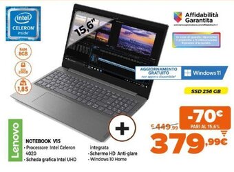 Expert Lenovo Notebook V15 offerta