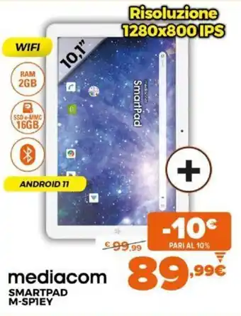 Expert Mediacom Smartpad M-SP1EY offerta