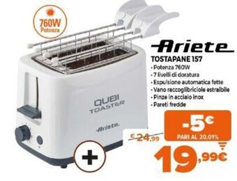Expert Ariete Tostapane 157 offerta