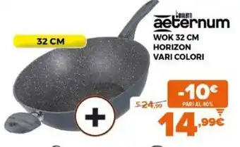 Aeternum Wok 32 cm Horizon Vari Colori