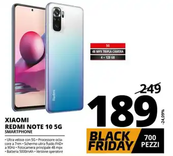 Comet Xiaomi Redmi Note 10 5G Smartphone offerta