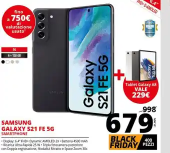 Comet Samsung Galaxy S21 FE 5G Smartphone offerta