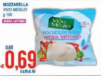 MD Discount Vivo Meglio Mozzarella 100g offerta