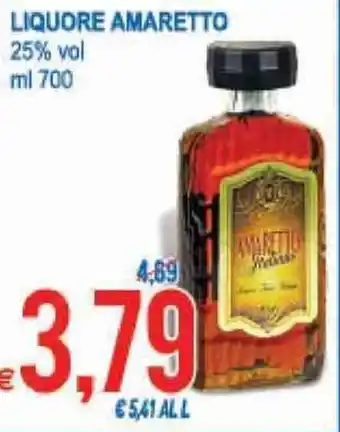 MD Discount Liquore Amaretto 25% vol 700 ml offerta
