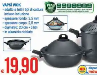 MD Discount Vapsì Wok offerta