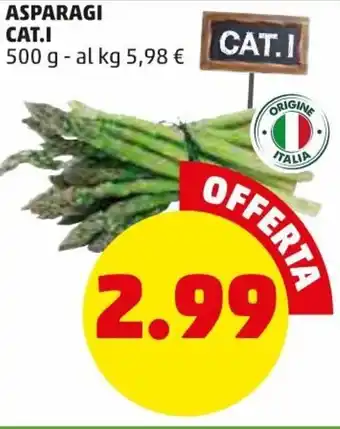 PENNY Asparagi Cat.I 500g offerta