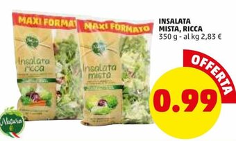 PENNY Insalata Mista, Ricca 350g offerta