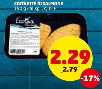 PENNY Cotolette di Salmone 190g offerta