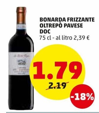 PENNY Bonarda Frizzante Oltrepò Pavese DOC 75 cl offerta