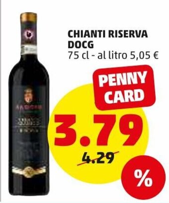 PENNY Chianti Riserva DOCG 75 cl offerta
