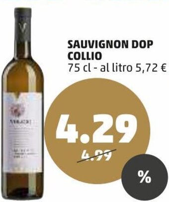 PENNY Sauvignon DOP Collio 75 cl offerta