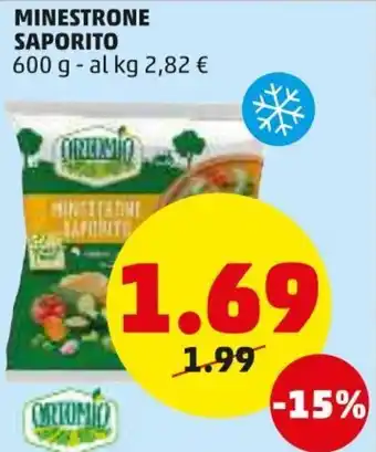 PENNY Ortomio Minestrone Saporito 600g offerta